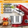 Costway 7 Qt Electric Tilt-Head Food Stand Mixer 3 Attachment w/Power Hub Silver\Red\Black\Blue - image 4 of 4