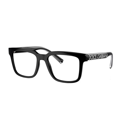 Dolce & Gabbana Dg 5101 501 Unisex Square Eyeglasses Black 52mm : Target
