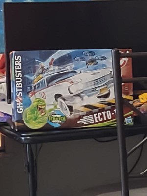 Ghostbusters Track & Trap Ecto-1 Toy Vehicle with Fright Features Ecto-Stretch  Tech Slimer