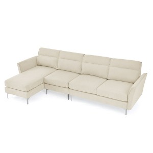 NicBex L-Shaped Sectional Sofa,3-Seat Couch Set with Chaise for Living Room,Apartment,Office - 1 of 4
