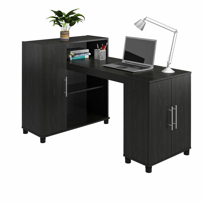 Cabell Hobby and Craft Desk with Storage Cabinet - Room & Joy, 6 of 10
