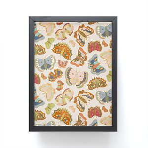Sewzinski Magic Moths Framed Mini Art Print 4" (H) x 3" (W) x 1" (D) - Society6 - 1 of 3