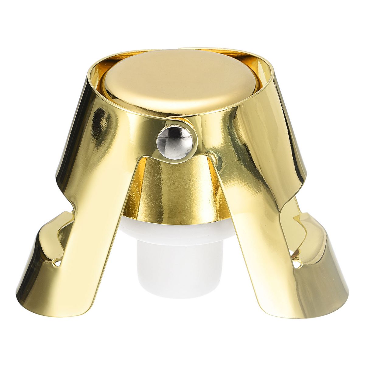 Unique Bargains Reusable Vacuum Stainless Steel Wine Stoppers for Champagne Beer
