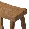 Maven Lane Vincent Backless Wooden Bar Stool 31" - 4 of 4
