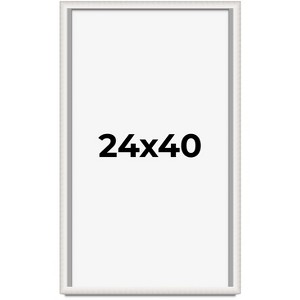 PosterPalooza | Shadow Box 1.5" Depth Silver Picture Frame - UV Acrylic, Backing, Hanging Hardware - 1 of 4