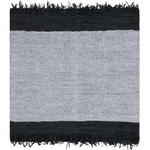 Vintage Leather W/ Fringes VTL701 Hand Woven Indoor Rugs - Safavieh - 1 of 4