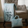 Pavilion Gift Company - One Day at a Time - 50" x 60" Travel Blanket with Carry Case - Throw Blankets - 2 of 4