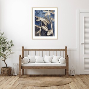 Amanti Art Noir Flowers III by Anne Tavoletti Framed Wall Art Print - 1 of 4