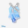 PATPAT Disney Frozen Elsa Toddler Girls One Piece Swimsuits Ruffles UPF 50+ Swimwear Beach Sport Bathing Suit - 2 of 4