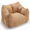 NicBex Cute Kitten-Ear Shaped Chenille Bean Bag Chair for Adults&Kids,High Resilience Foam Filled Lazy Sofa Chair,Oversized Sofa Beanbags - 2 of 4