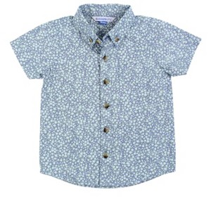 RuggedButts Baby Short Sleeve Button Down Shirt - 1 of 4