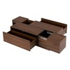 NicBex 47.2" Rectangular Coffee Table with 2 Hidden Storage,End Table with 2 Drawers,Sliding Top Side Table,Center Table for Living Room - 2 of 4