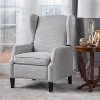 Wing Back Recliner Chair, Recliner Sofa PU Leather for Adults, Recliners Home Theater Seating with Lumbar Support, Armchair for Living Room - 4 of 4