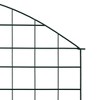 vidaXL Arched Garden Fence Set 30.5"x30.9" Green - 4 of 4