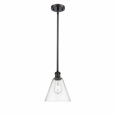 Berkshire - 1 Light Mini Pendant In Industrial Style-9.75 Inches Tall and 8 Inches Wide