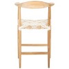 Bandelier Counter Stool - Natural/White - Safavieh - image 4 of 4