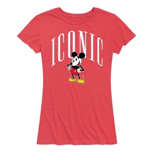 Women's - Disney - Iconic Mickey Short Sleeve Graphic T-Shirt - 1 of 4
