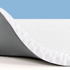 Subrtex 2" Medium Soft Gel Memory Foam Mattress Topper with Elegant Cooling Cover - 1 of 4