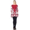 Women's Scoop Neck Printed Yanette Tunic Top - White Mark - 3 of 3