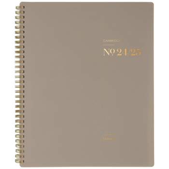 Cambridge Workstyle 2024-25 Weekly/Monthly Planner 11.125"x9.375" Taupe