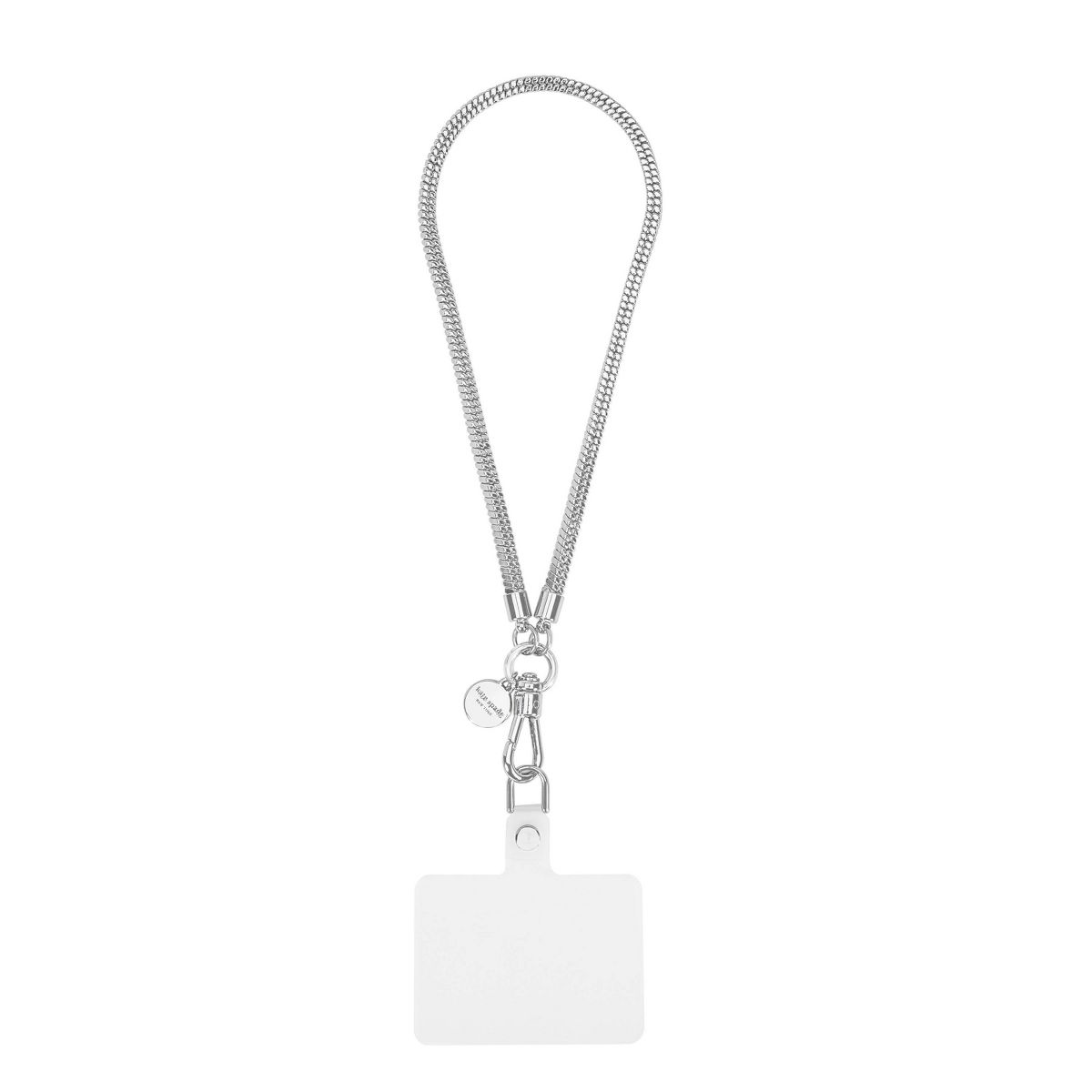 Kate Spade Anchor Card Phone Charm - Heart of Silver
