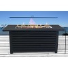 Casselton Steel Propane/Natural Gas Outdoor Fire Pit Table with Lid - 3 of 4