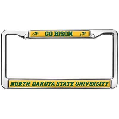 North Dakota State School Logo Full Size Standard License Plate Metal Frame