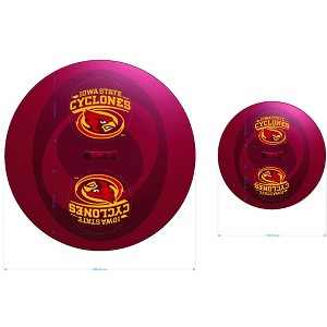 FanPans Team Logo Silicone Lid Set, 2 Pack - NCAA Iowa State Cyclones - 1 of 3