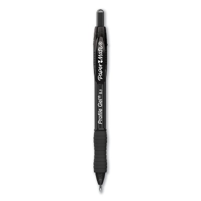 Paper Mate Retractable Gel Pen Fine 0.5 mm BLK Ink 2095468