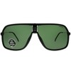 Carrera Navigator Carrera 1019/S 003 UC Unisex Aviator Polarized Sunglasses Matte Black 64mm - 2 of 3