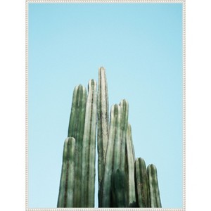 Amanti Art Tall Cacti by Raisa Zwart Canvas Wall Art Print Framed 32-in. W x 42-in. H. - 1 of 4