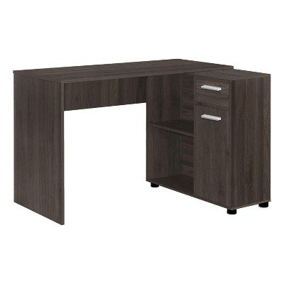 Monarch Specialties Computer Desk Home Office Corner Storage Drawers 46InchL L Shape Work Laptop Laminate Brown Contemporary Modern