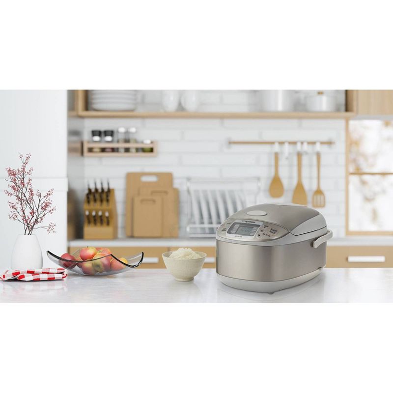 Zojirushi  5.5 Cup Micom Rice Cooker and Warmer - Stainless - NS-TSC10A, 4 of 17