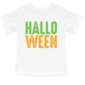 Halloween Bright Distressed - Youth Short Sleeve Graphic T-Shirt and Toddler Short Sleeve Graphic T-Shirt - 1 of 3