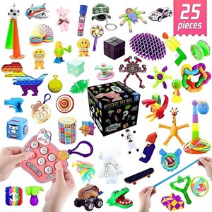 CTB Dealz Fidget Toy Mystery Box – Bulk Sensory Toy Variety Pack for Kids, Toddlers, Girls & Boys – Surprise Gift Box for Classroom & Parties - 1 of 4