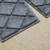 WaterHog 8.5"x30" Set of 4 Argyle Indoor/Outdoor Stair Treads Door Mats - 4 of 4