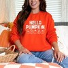Simply Sage Market Women's Graphic Sweatshirt Hello Pumpkin Distressed - 2 of 4