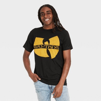 Men's Wu-Tang Clan Logo Short Sleeve Graphic Crewneck T-Shirt - Black S