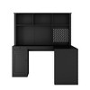 NicBex L Shaped Desk with Outlet,Computer Desk with Drawers,Bookshelf,Home Office Desks with Storage,Corner Gaming Computer Desk - 3 of 4