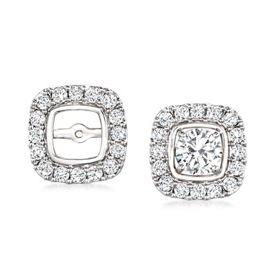 Ross-Simons 1.00 ct. t.w. Diamond Earring Jackets in 14kt White Gold