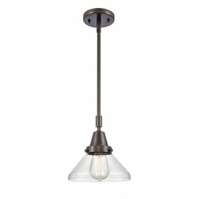 Caden - 1 Light Stem Hung Mini Pendant In Industrial Style-9.13 Inches Tall and 8 Inches Wide