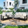 UPTIOT 4-Piece Outdoor Patio Conversation Set - 4 of 4