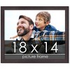 PosterPalooza | Textured Brown Picture Frame - UV Acrylic, Backing Board, Hanging Hardware Included - 2 of 4
