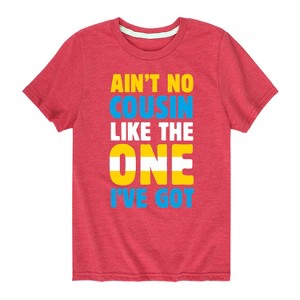 Boys' - Instant Message - Ain't No Cousin Short Sleeve Graphic T-Shirt - 1 of 4