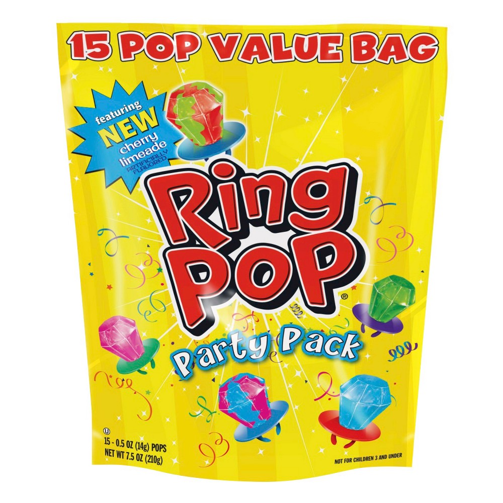 UPC 041116006142 product image for Ring Pop Lollipops Party Pack - 7.5oz/15ct | upcitemdb.com