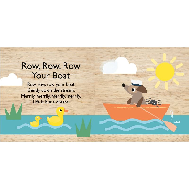 Touch and Trace Nursery Rhymes: Row, Row, Row Your Boat Bath Book & Baby Duck Gift Set - by  Editors of Silver Dolphin Books (Novelty Book), 2 of 4