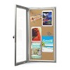 Azar Displays Enclosed Cork Bulletin Board w/ Lock & Key - 4 of 4