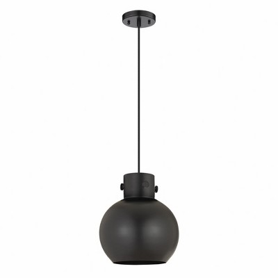 Newton Sphere - 1 Light Pendant with Metal Shade In Industrial Style-11.13 Inches Tall and 10 Inches Wide