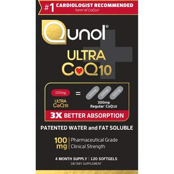 Qunol Ultra CoQ10 Dietary Supplement Softgels - 120ct