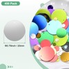 Unique Bargains PVC Durable Lightweight Bend-Resistant Sequin Embellishments 450 Pcs Silver - 3 of 4